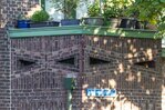 Metselwerk balkonnetje hoek Melis Stokestraat-Burmanstraat.
<br/>
Marcel Westhoff, 2018